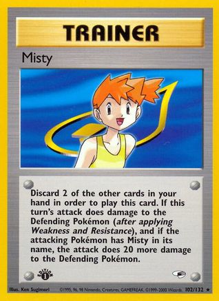 Misty (102) (102) [Gym Heroes] Unlimited