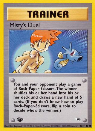 Misty's Duel (123) [Gym Heroes] 1st Edition