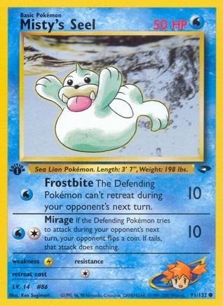 Misty's Seel (91) [Gym Challenge] Unlimited