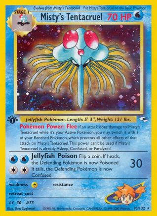 Misty's Tentacruel (10) [Gym Heroes] Unlimited Holofoil