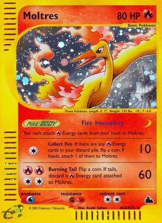 Moltres (H20) (H20) [Skyridge] Holofoil