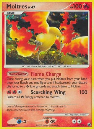 Moltres (10) [Majestic Dawn] Reverse Holofoil