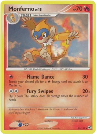 Monferno (56) [Diamond and Pearl] Reverse Holofoil