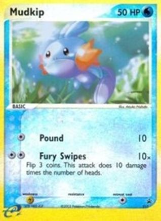 Mudkip - 010 (e-League) (10) [Nintendo Promos] Reverse Holofoil