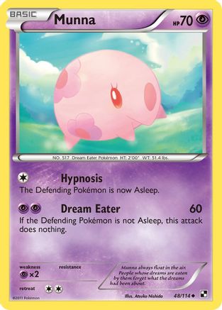 Munna (48) [Black and White] Reverse Holofoil