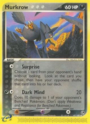 Murkrow (47) [Sandstorm] Reverse Holofoil