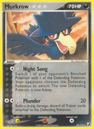 Murkrow (30) [Unseen Forces] Reverse Holofoil