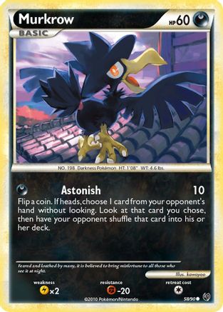Murkrow (58) (58) [Undaunted] Reverse Holofoil