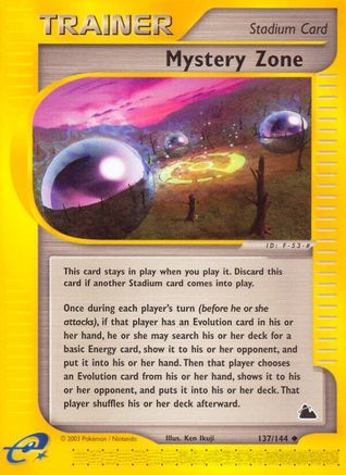 Mystery Zone (137) [Skyridge] Reverse Holofoil