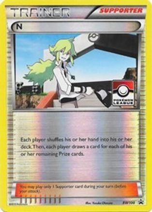 N (Supporter) - BW100 (BW100) [Black and White Promos] Holofoil