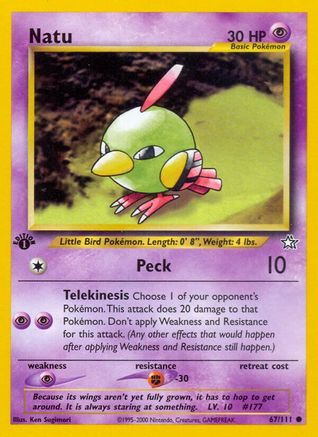 Natu (67) [Neo Genesis] 1st Edition