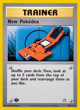 New Pokedex (95) [Neo Genesis] 1st Edition