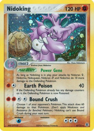Nidoking (8) [FireRed & LeafGreen] Reverse Holofoil