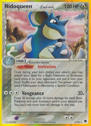 Nidoqueen (Delta Species) (7) [Dragon Frontiers] Holofoil