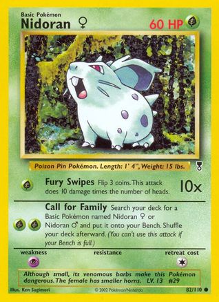 Nidoran F (82) [Legendary Collection] Reverse Holofoil
