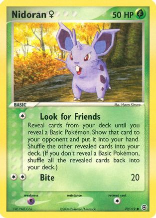 Nidoran F (70) [FireRed & LeafGreen] Reverse Holofoil