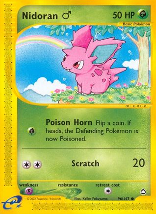 Nidoran M (96) [Aquapolis]
