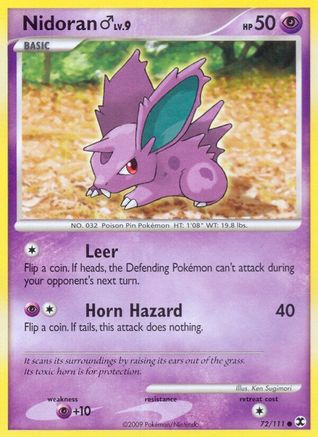 Nidoran M (72) [Rising Rivals] Reverse Holofoil