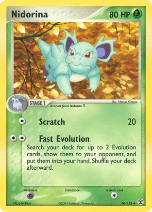 Nidorina (40) [FireRed & LeafGreen] Reverse Holofoil