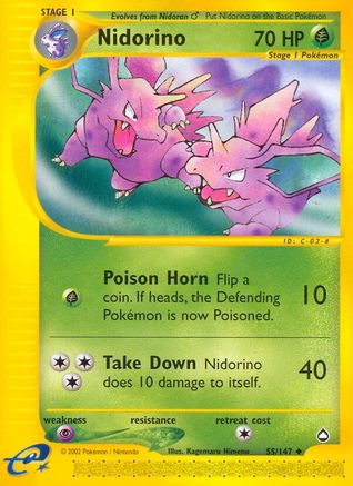 Nidorino (55) [Aquapolis]