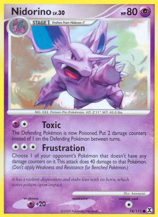 Nidorino (74) [Rising Rivals] Reverse Holofoil