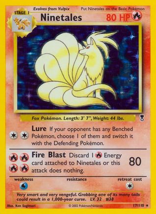 Ninetales (17) [Legendary Collection] Holofoil