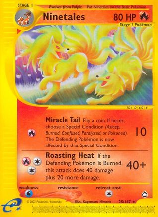 Ninetales (25) [Aquapolis]