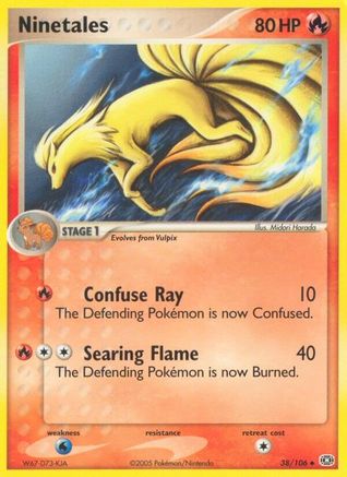 Ninetales (38) [Emerald] Reverse Holofoil