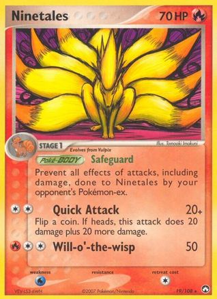 Ninetales (19) [Power Keepers]