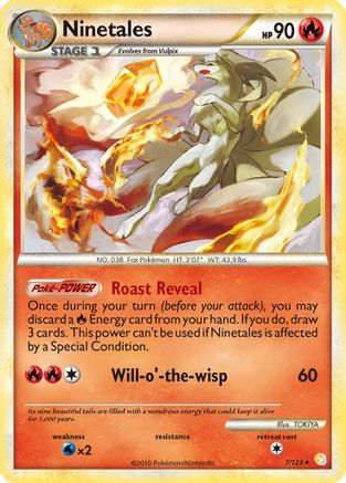 Ninetales (7) [HeartGold SoulSilver] Holofoil