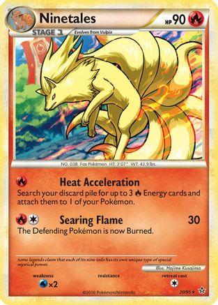 Ninetales (20) [Unleashed] Reverse Holofoil