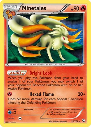 Ninetales (19) [Dragons Exalted] Reverse Holofoil
