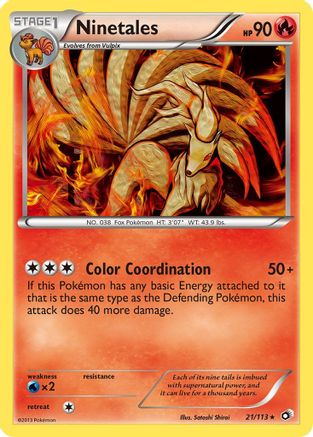Ninetales (21) [Legendary Treasures] Reverse Holofoil