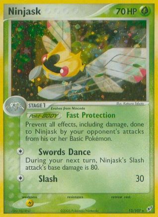 Ninjask (13) [Deoxys] Holofoil