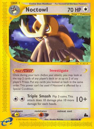 Noctowl (40) [Skyridge] Reverse Holofoil