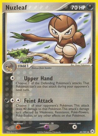 Nuzleaf (45) [Hidden Legends] Reverse Holofoil