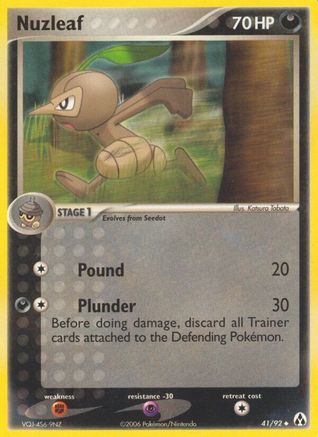 Nuzleaf (41) [Legend Maker] Reverse Holofoil