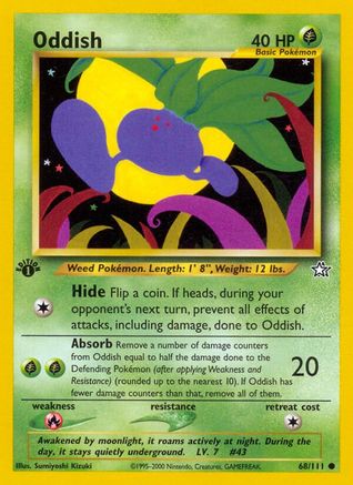 Oddish (68) [Neo Genesis] 1st Edition