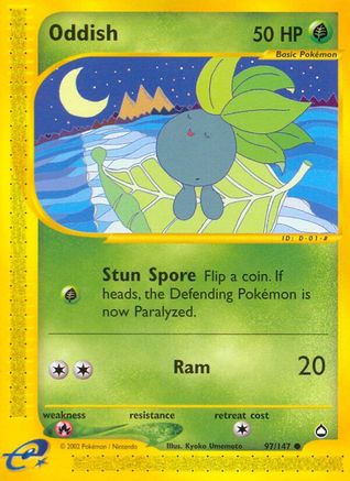 Oddish (97) [Aquapolis] Reverse Holofoil