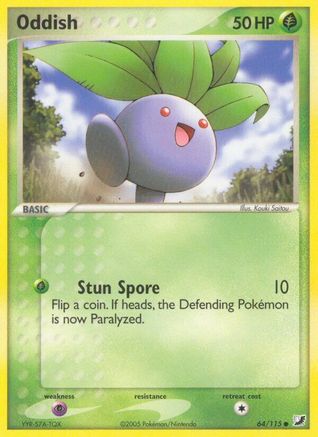Oddish (64) [Unseen Forces] Reverse Holofoil