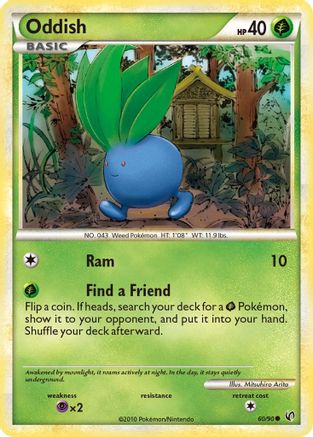 Oddish (60) [Undaunted] Reverse Holofoil