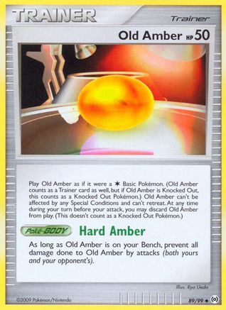Old Amber (89) [Arceus] Reverse Holofoil