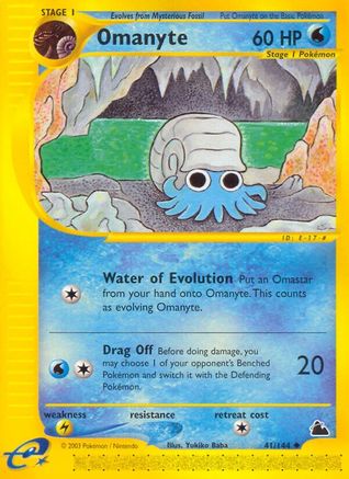 Omanyte (41) [Skyridge]