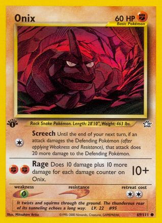 Onix (69) [Neo Genesis] 1st Edition