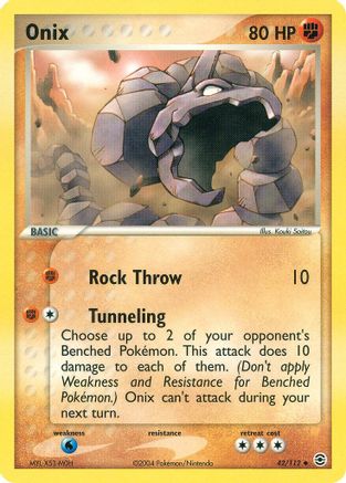 Onix (42) [FireRed & LeafGreen] Reverse Holofoil