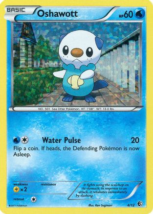 Oshawott - 4/12 (4) [McDonald's Promos 2011] Holofoil