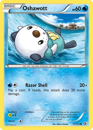 Oshawott (37) [Legendary Treasures] Reverse Holofoil