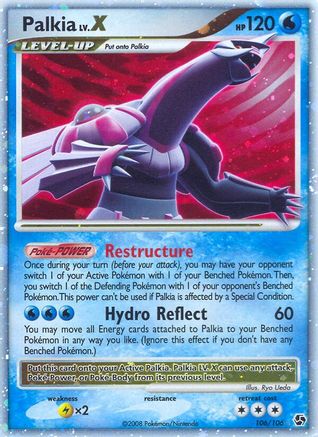 Palkia LV.X (106) [Great Encounters] Holofoil