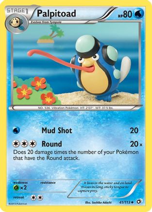 Palpitoad (41) [Legendary Treasures] Reverse Holofoil