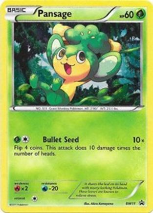 Pansage - BW11 (BW11) [Black and White Promos] Holofoil